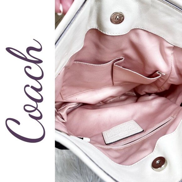 COACH MADISON OP ART IKAT HIPPIE SHOULDER BAG - Picture 8 of 16